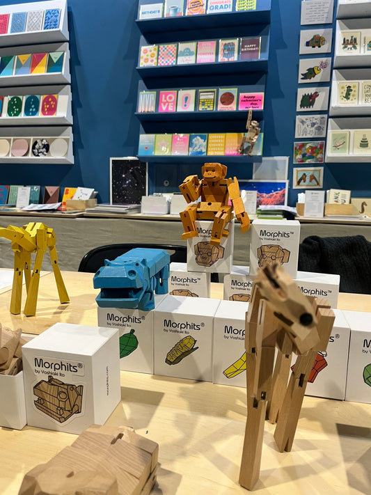 Morphits Shines at Las Vegas Tradeshow: A Showcase of Innovative Wooden Toys - Yoshiaki Ito Design