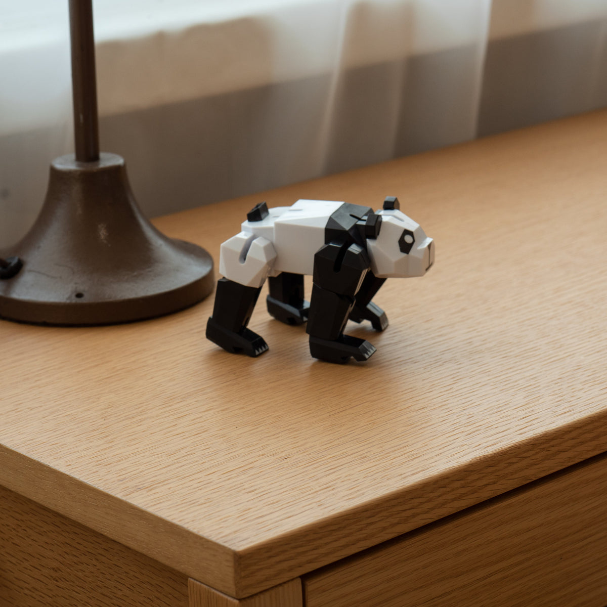 Morphits Panda Mini Duo - Transformable Wooden Design Object - Yoshiaki Ito Design