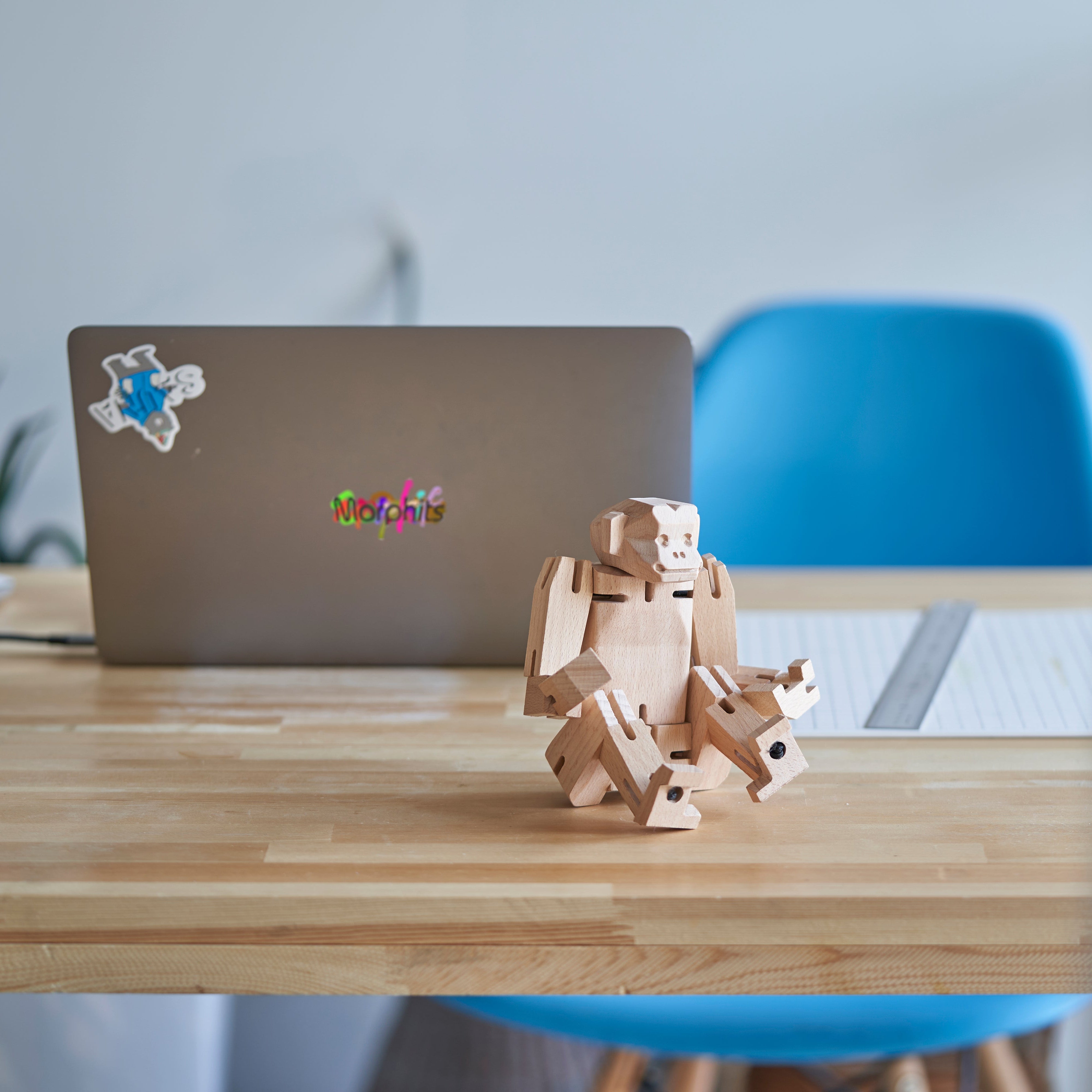 Morphits® All wooden Animal Zoo Set