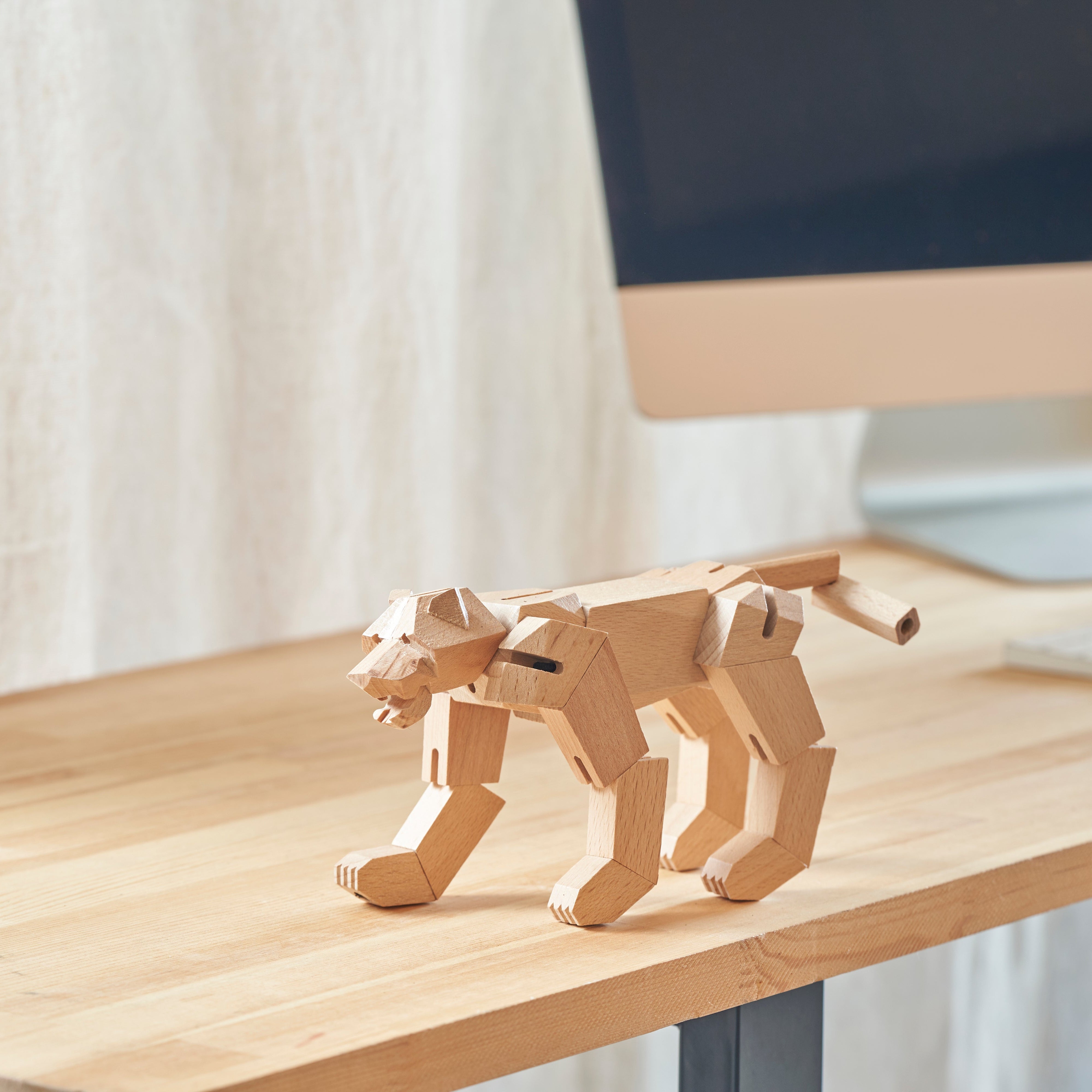 Morphits® All wooden Animal Zoo Set