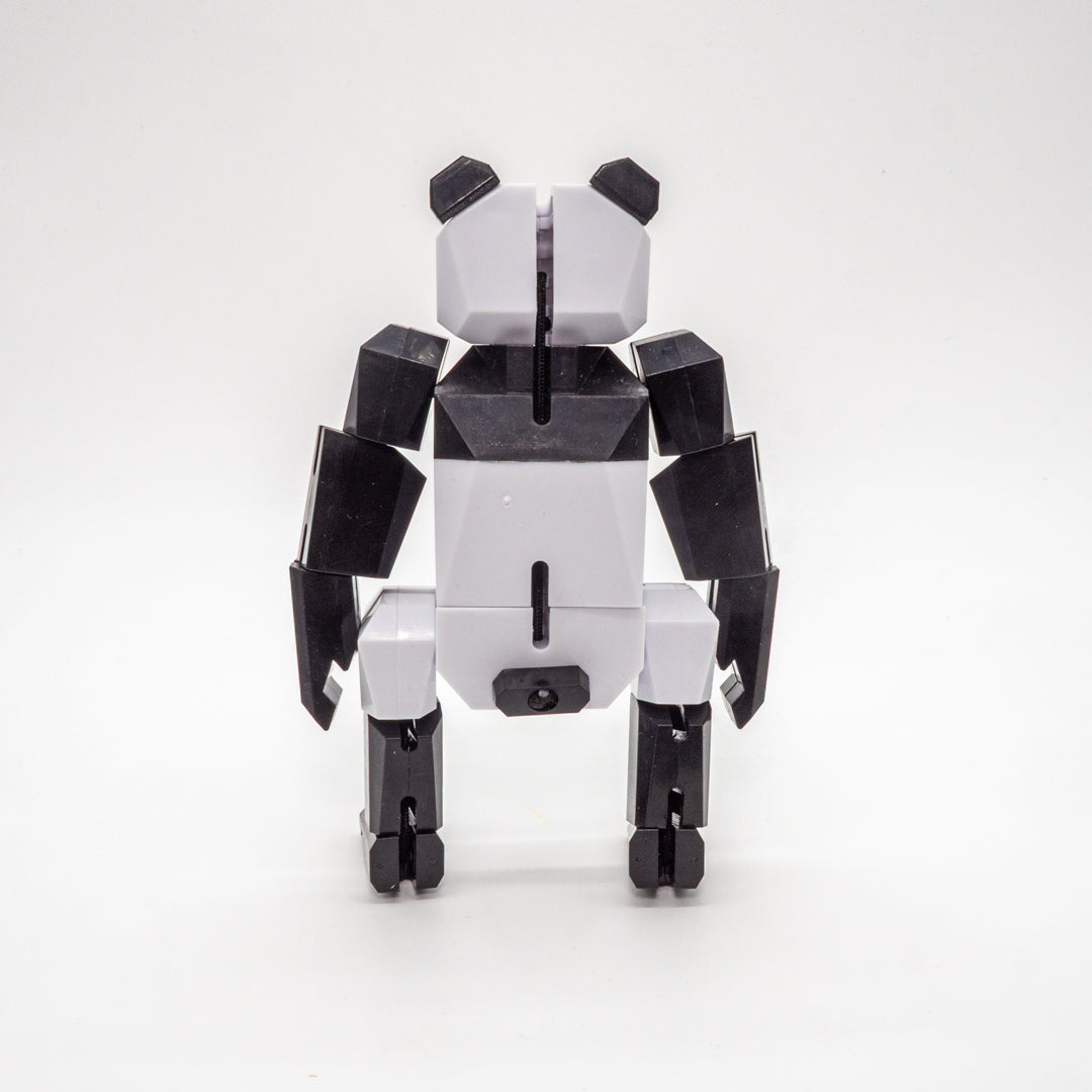 Morphits® Panda mini Duo – Playful Pocketable Art Toy (Set of 2)