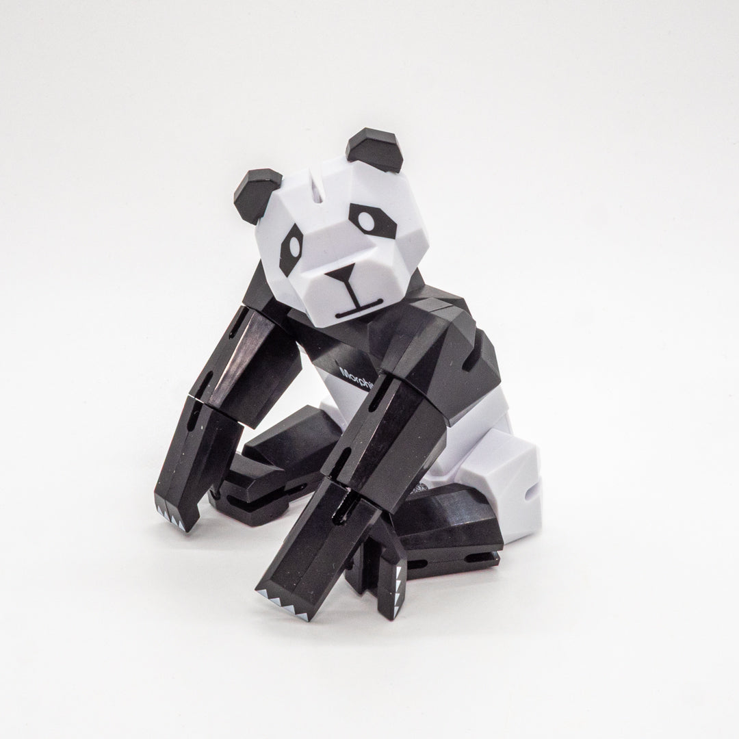 Morphits® Panda mini Duo – Playful Pocketable Art Toy (Set of 2)