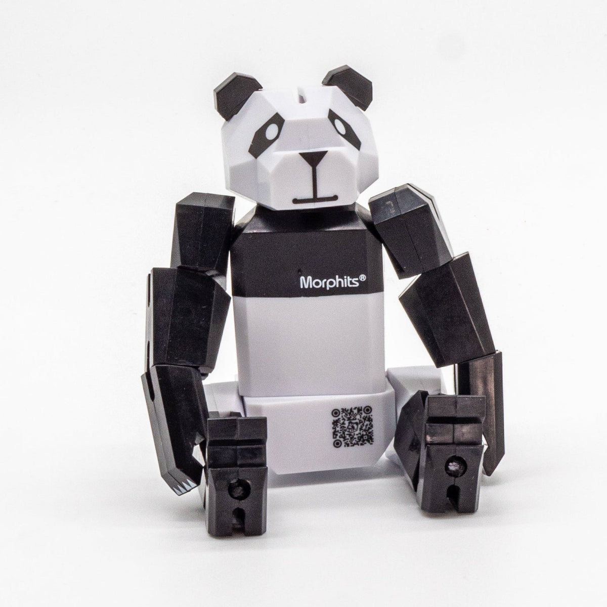 Morphits Panda Mini Duo - Transformable Wooden Design Object - Yoshiaki Ito Design