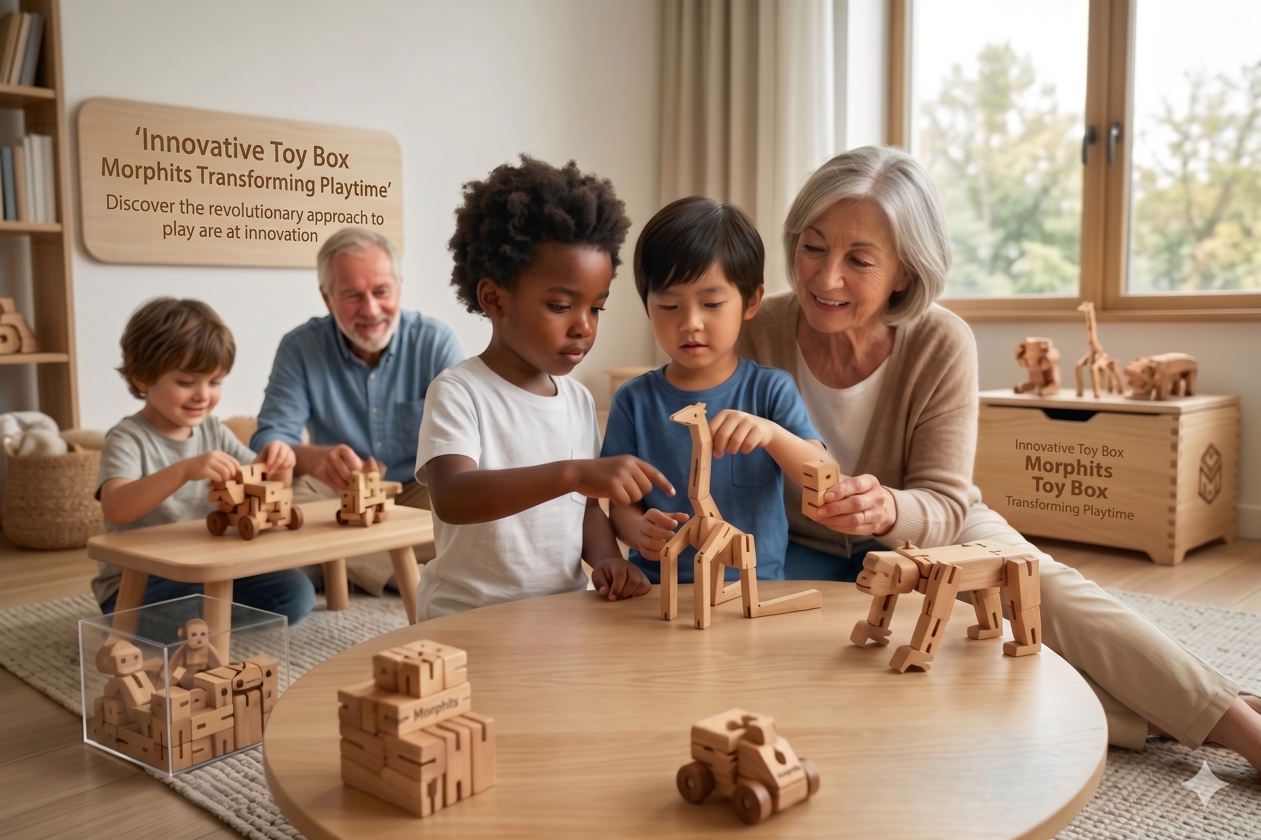 Innovative Toy Box Morphits Transforming Playtime