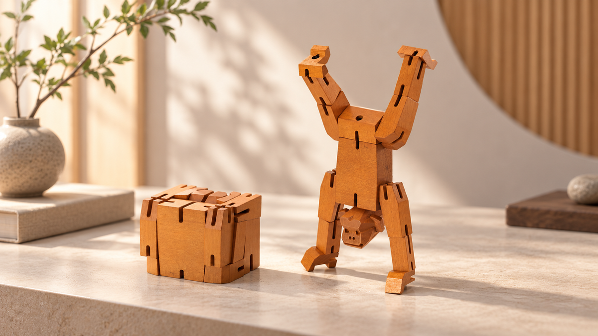 From Cube to Character: How Morphits Turns Geometry Into Personality — Morphits® transformable wooden design object