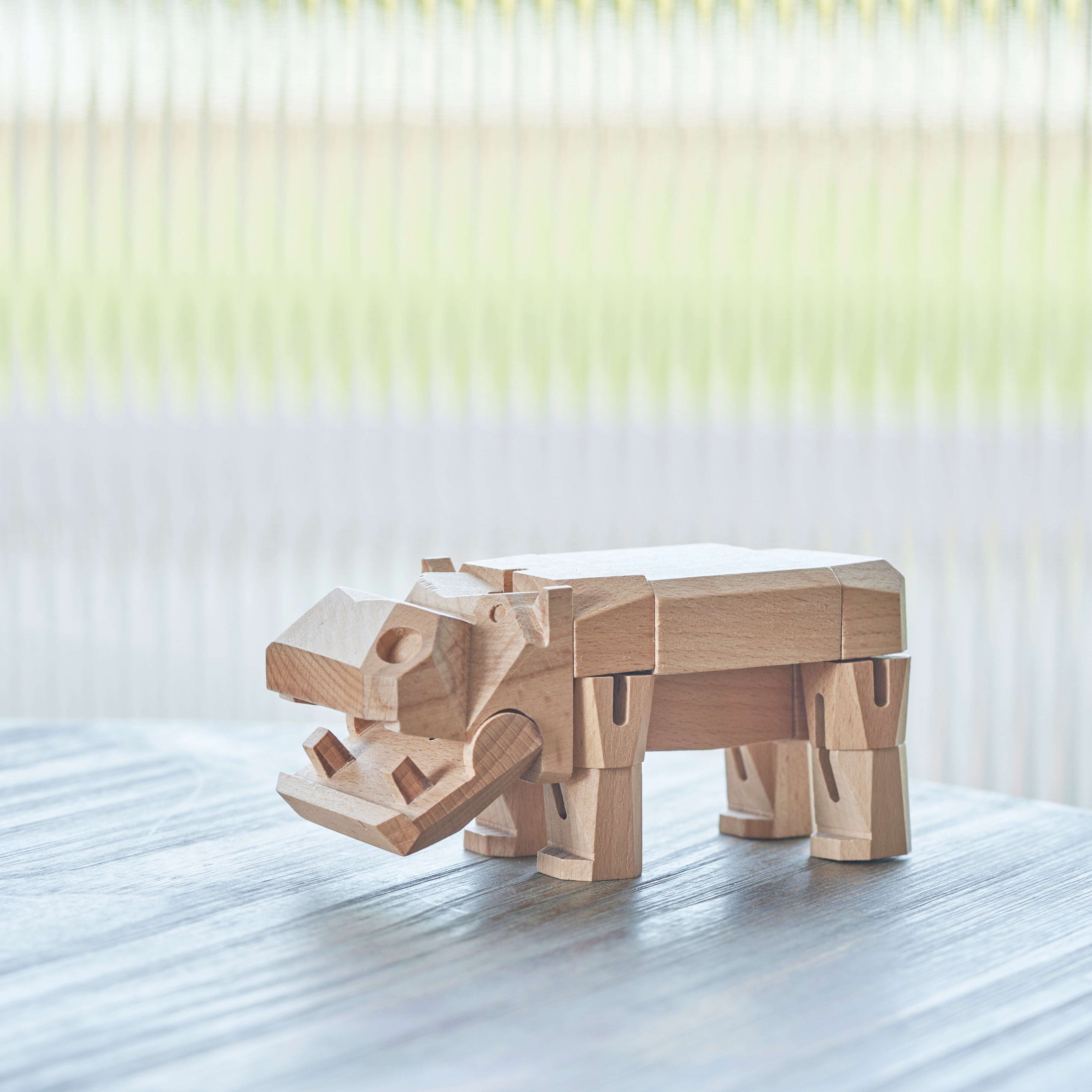 Morphits® All wooden Animal Zoo Set