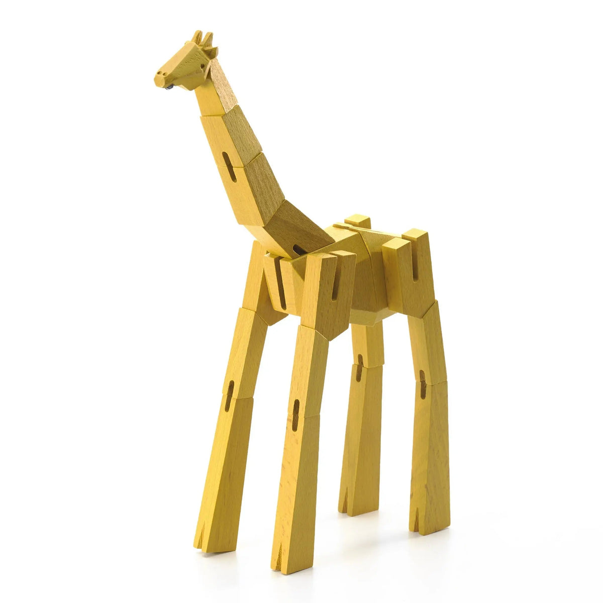 Morphits Giraffe Transformable Wooden Design Object - Interactive Art Piece - Yoshiaki Ito Design