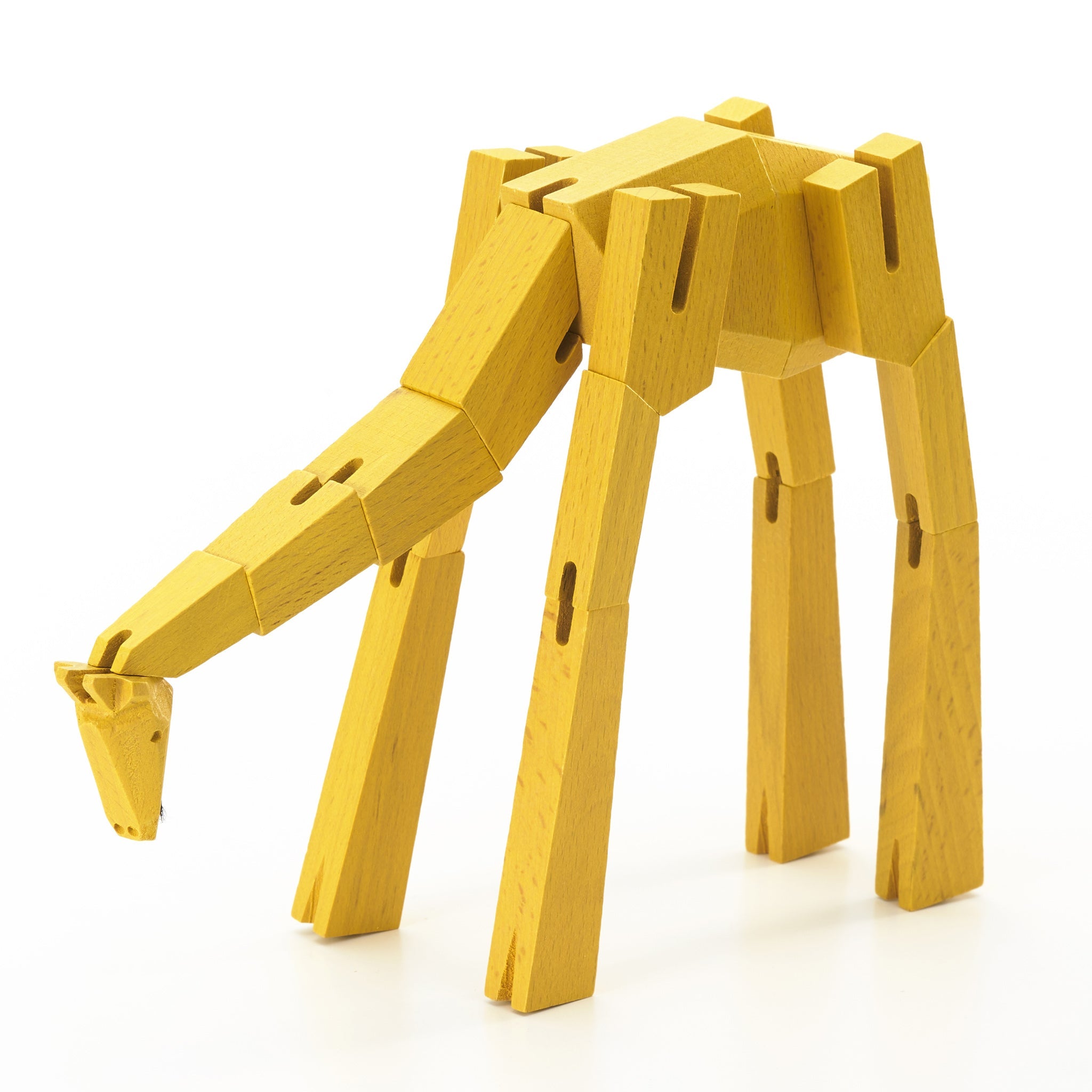 Morphits ® Giraffe Wooden Toy: Elevate Playtime with Tall Tales in our Wooden Playset World - Yoshiaki Ito Design Stand Y3