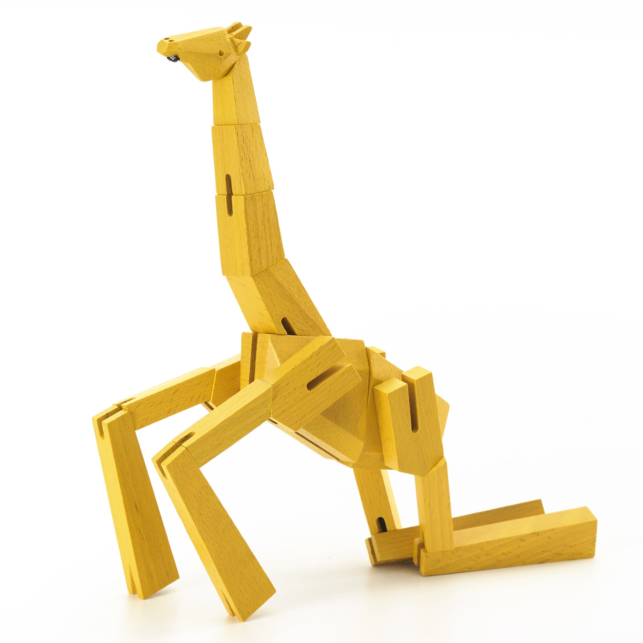 Morphits ® Giraffe Wooden Toy: Elevate Playtime with Tall Tales in our Wooden Playset World - Yoshiaki Ito Design squat Y2