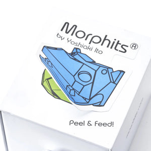 Morphits ® Hippo Wooden Toy: Explore the Wild with Poseable Wooden Playset Friends - Yoshiaki Ito Design Box B1