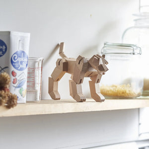 Morphits ® Tiger Wooden Toy: Roaring Adventures Await in our Wooden Playset - Yoshiaki Ito Design Stand N6