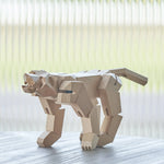 Load image into Gallery viewer, Morphits ® Tiger Wooden Toy: Roaring Adventures Await in our Wooden Playset - Yoshiaki Ito Design Stand N5
