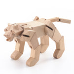 Load image into Gallery viewer, Morphits ® Tiger Wooden Toy: Roaring Adventures Await in our Wooden Playset - Yoshiaki Ito Design Stand N1
